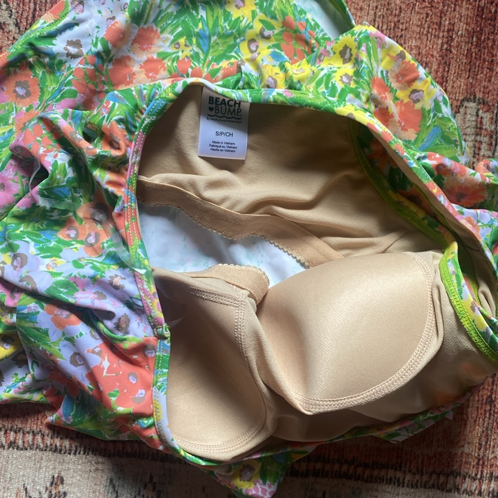 Motherhood Maternity Beach Bump swimsuit - Picture 3 of 4